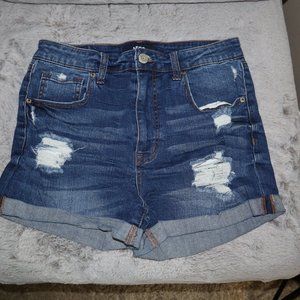 Denim shorts